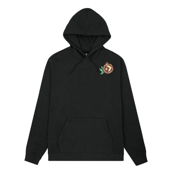 Chuck Taylor All Star Converse Pomegranate Hoodie Mens Size XL BLACK NEW - Picture 1 of 7